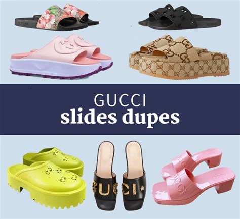 replica gucci slides cheap|Gucci platform slides dupe.